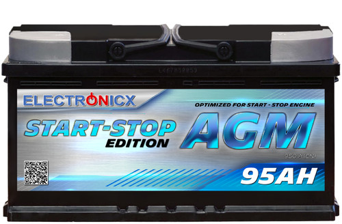 Electronicx agm autobatterie - electronicx,