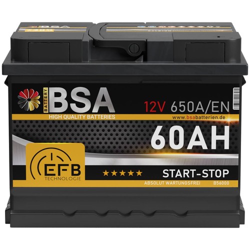 Efb batterie 60ah 12v start - efb,