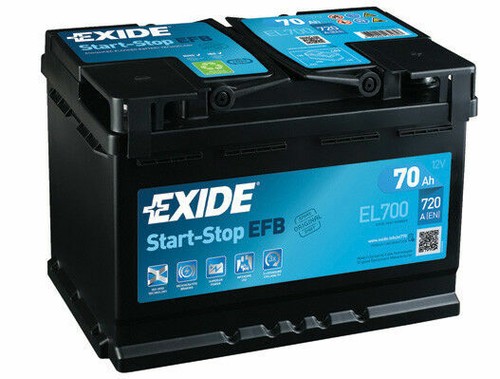 El700 exide efb start - start-stop, 12v