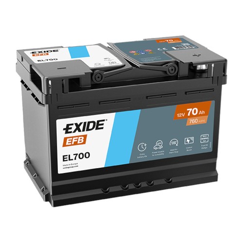 Exide el700 efb autobatterie - exide,