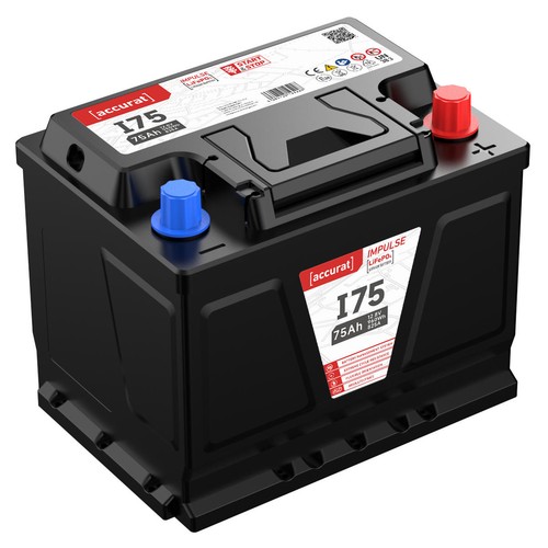 Lithium autobatterie 75ah - autobatterie, 12v