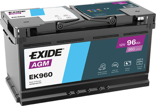 Exide ek960 agm - agm, 96ah