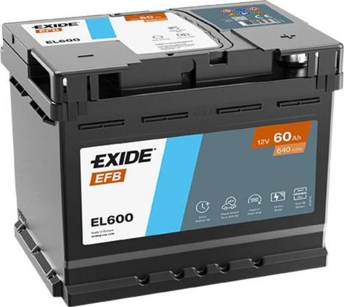 Exide el600 start stop - exide,