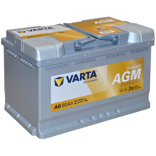 Varta dynamic agm - dynamic, 80ah