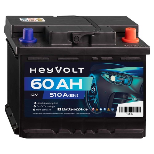 Heyvolt 60ah autobatterie - heyvolt,