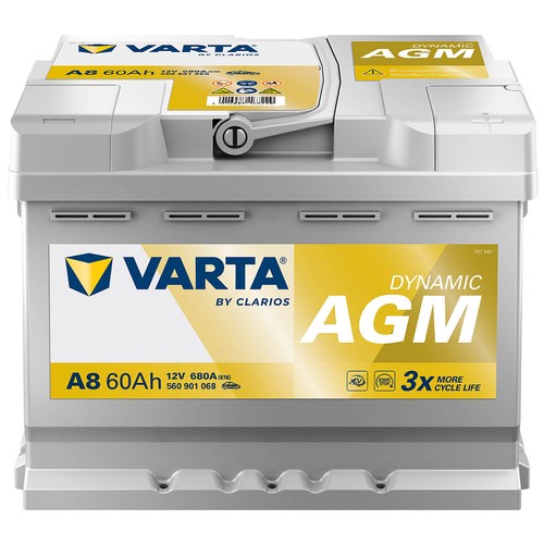 Varta dynamic agm 12v - varta, a8