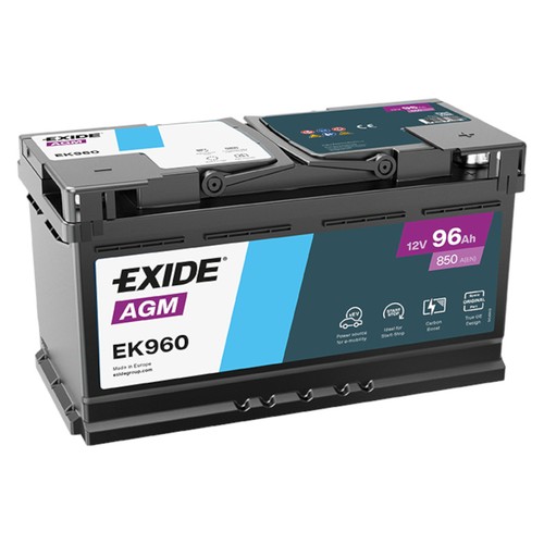 Exide ek960 agm - exide, agm-batterie