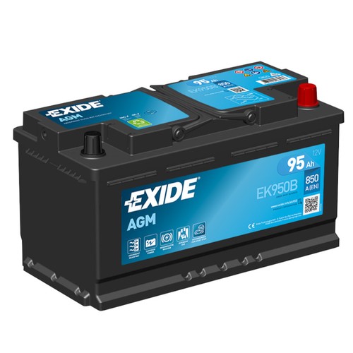 Exide ek950b agm autobatterie - agm,
