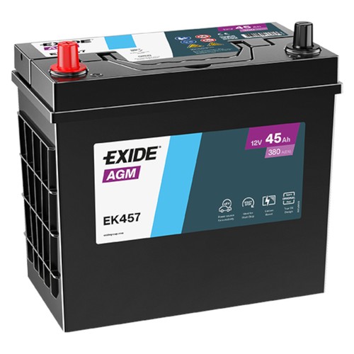 Exide ek457 agm batterie 12v - exide, agm-batterie