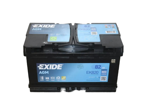 Exide ek820 82ah 820a agm - ek820,