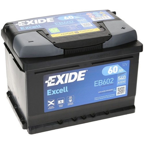 Starterbatterie exide 12v - starterbatterie, 60