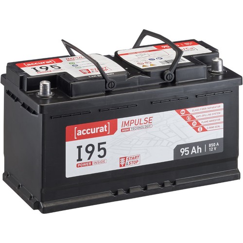 Agm autobatterie 95ah 12v - 95ah, 850a