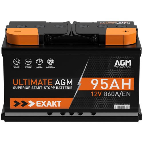 Agm batterie 95ah 12v - 95ah, 860a