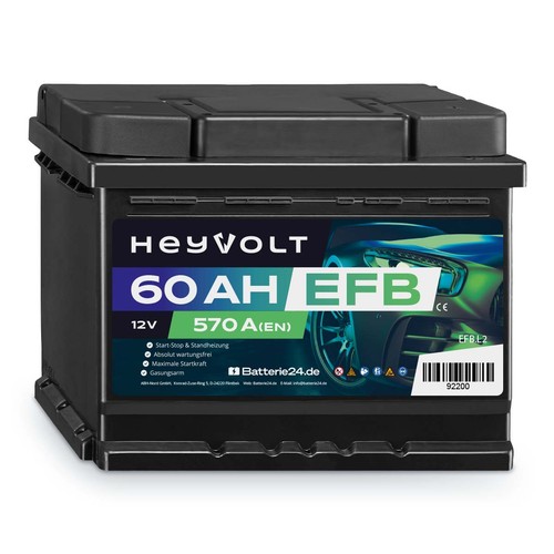 Heyvolt efb autobatterie 12v - efb,