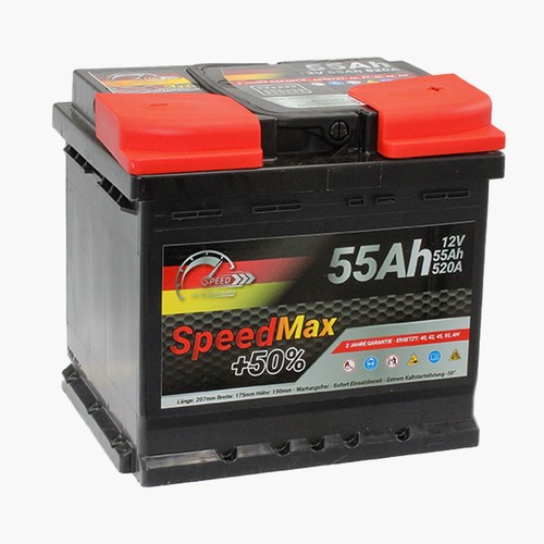 Autobatterie 55ah 12v - 55ah, +50%