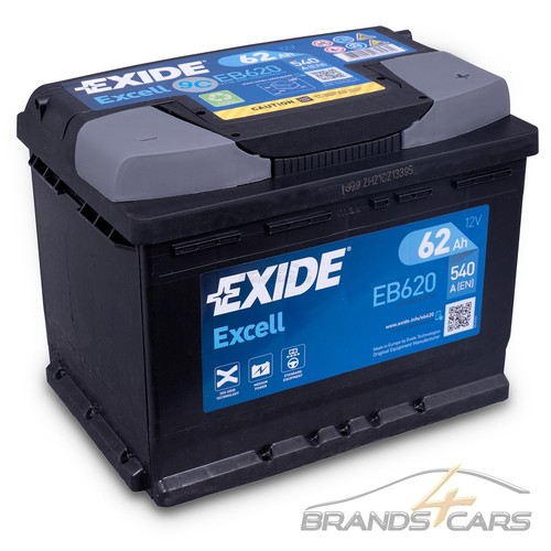 Exide autobatterie 12v 62ah - exide,