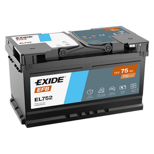 Exide el752 efb - el752,