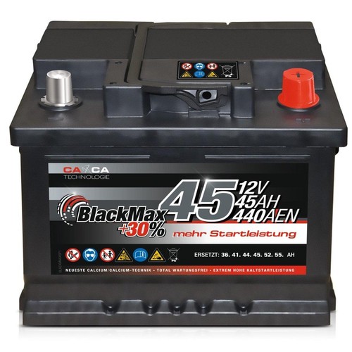 Autobatterie 12v 45ah blackmax - autobatterie,