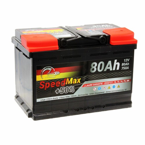 Autobatterie 12v 80ah - 12v,